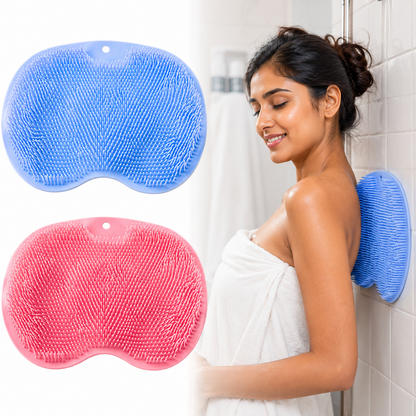 Back & Foot Scrubber Wall Mounted Silicone Bath Massage